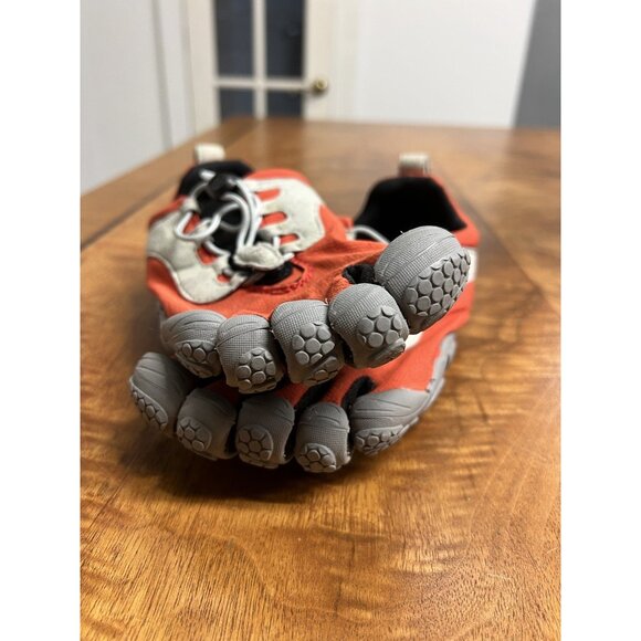 Vibram FiveFinger Women's 38 EU 6.5-7 OrangeV Run Barefoot Minimal Running Shoes - Picture 2 of 6